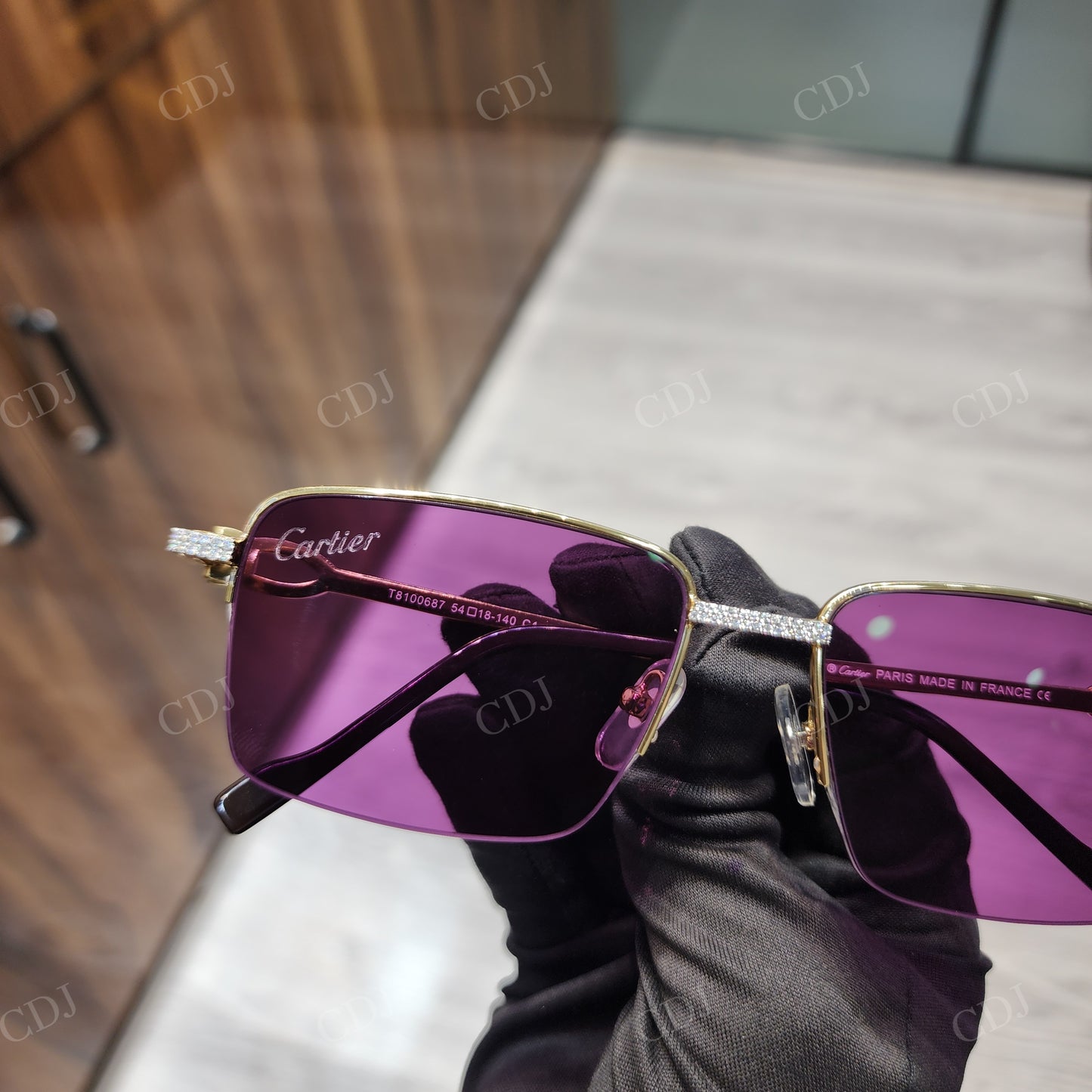 Pink Shades Moissanite Sunglasses