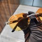 Hip Hop Iced Out Yellow Shades Sunglasses