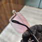 Luxurious Pink Frame VVS Moissanite Sunglasses