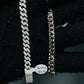 6MM Moissanite 925 Sterling Silver Cuban Link Chain